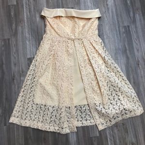 Strapless Eva Mendes Dress